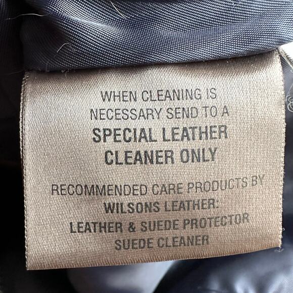 Wilsons Leather Maxima Penny Lane Fur Trimmed Coat Matching Gloves - Picture 9 of 10